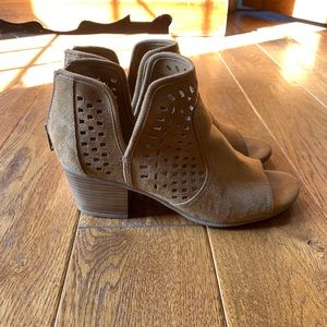Open-Toed Ankle Boots - EUC
